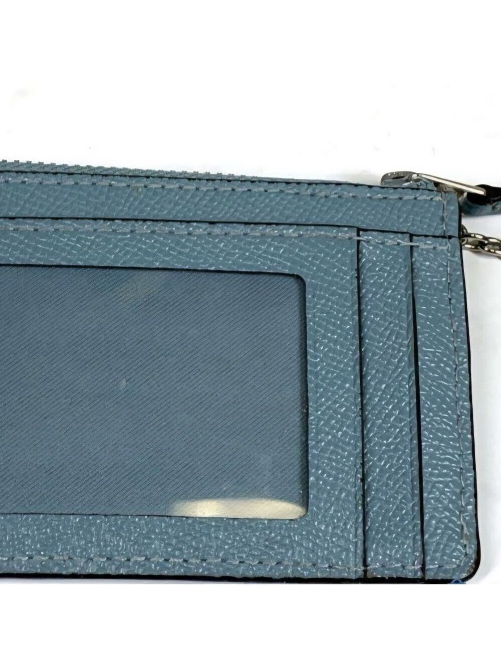 Coach Light Blue Leather Tote - Picture 5 of 6